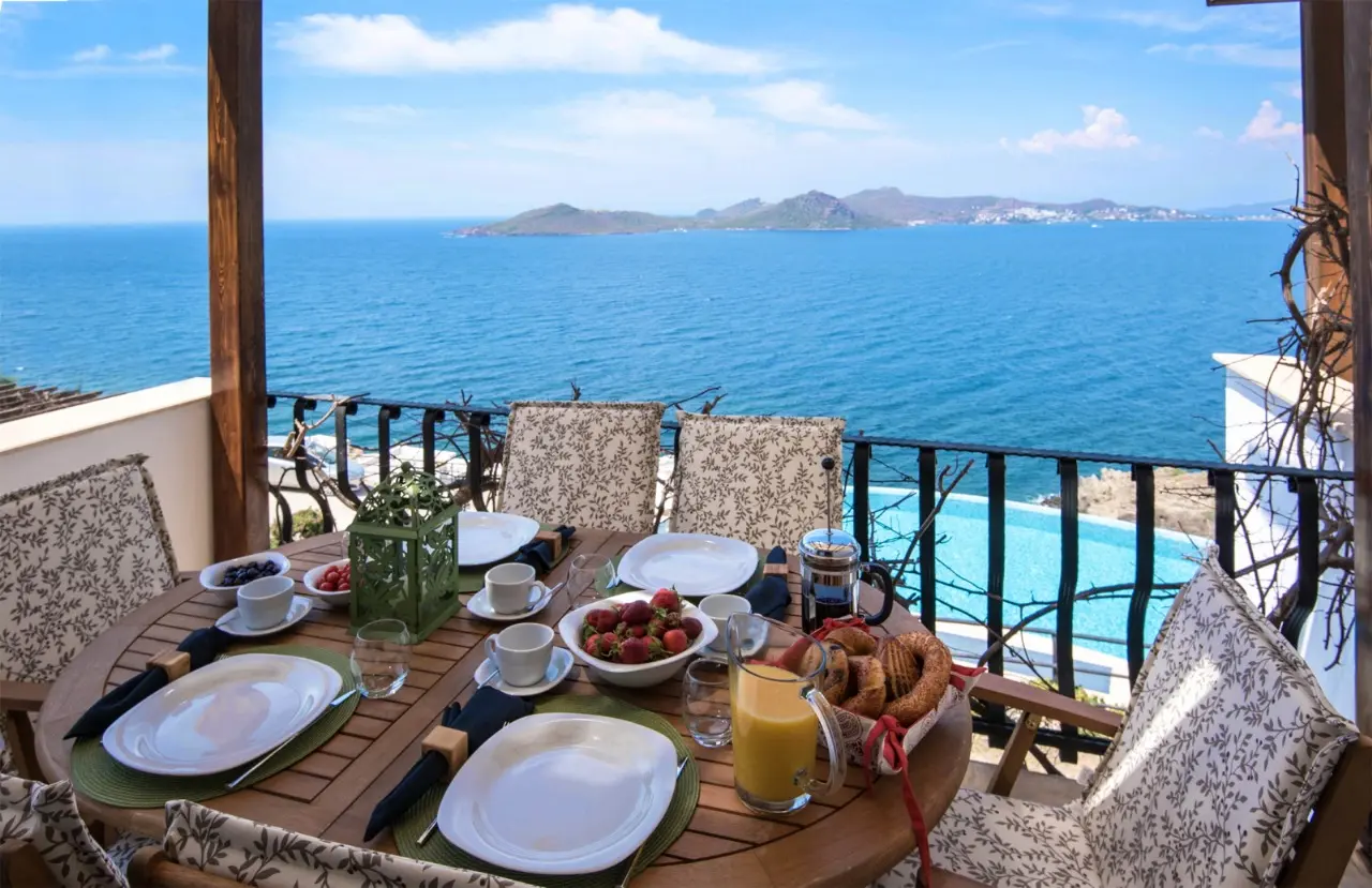 Terrace sea view